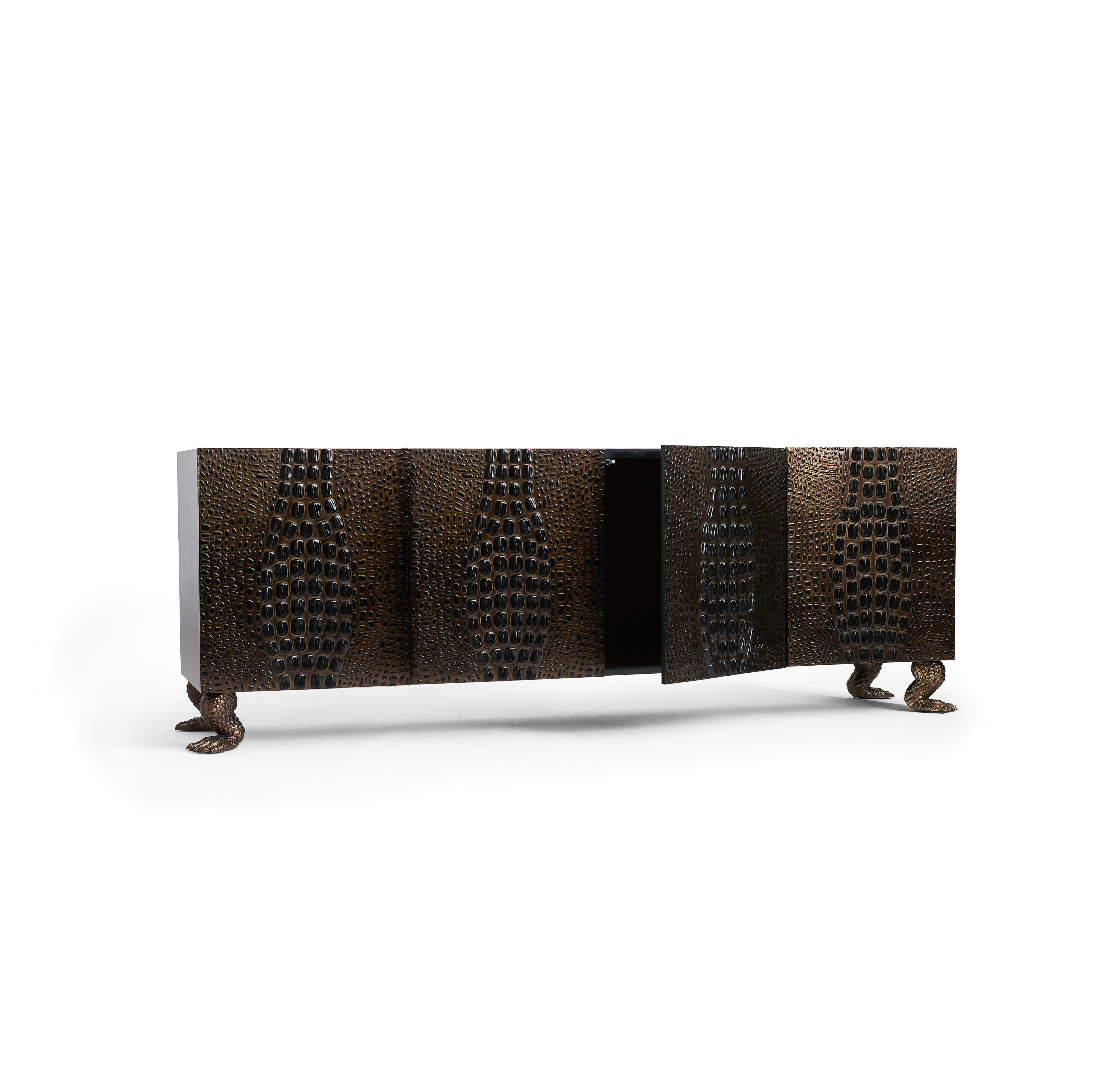 Crocodile Horn Back Credenza