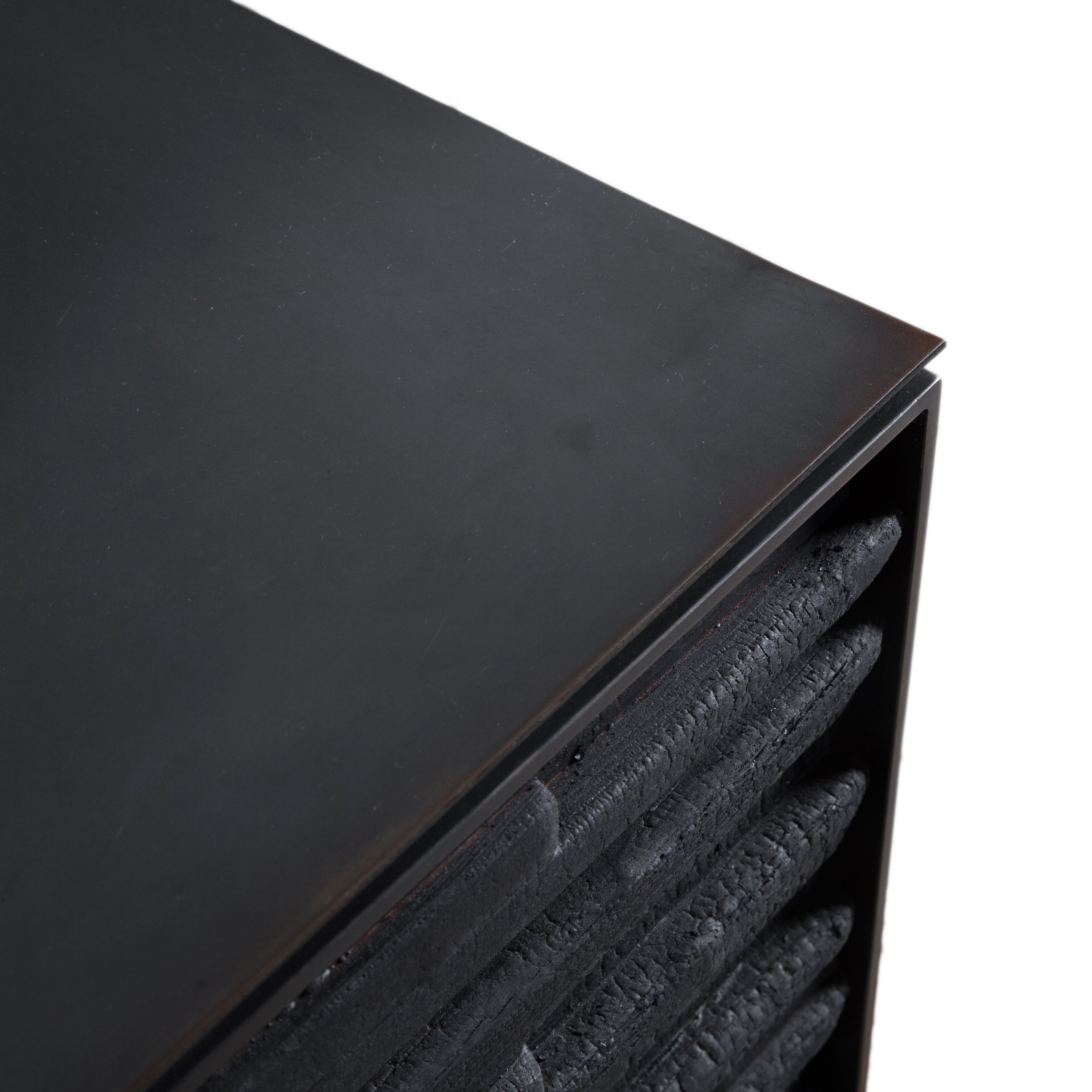 Charred Wood Cabinet 72"
