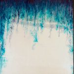 Ombre Art Mirror "Night Blue"