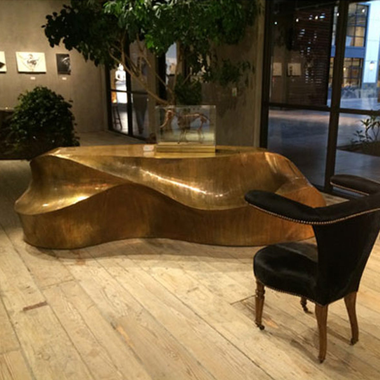 Aqua Console Table