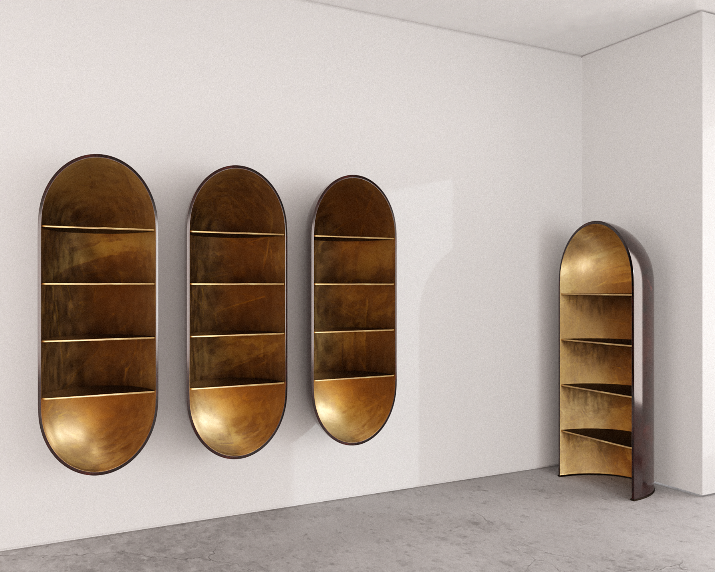 Arch Wall Mounted Shelf