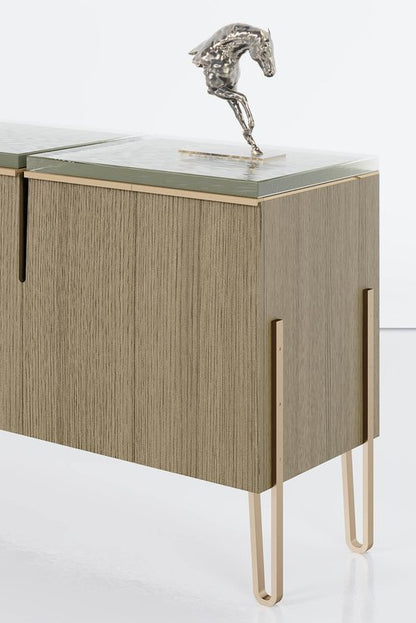 Bellena Cabinet with Glass Top