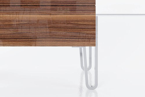 Ballena Side Cabinet with Glass Top