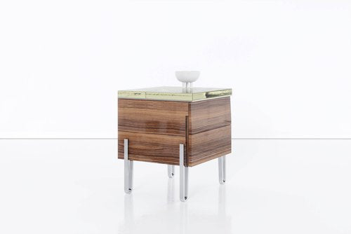 Ballena Side Cabinet with Glass Top