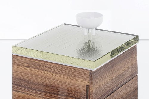 Ballena Side Cabinet with Glass Top