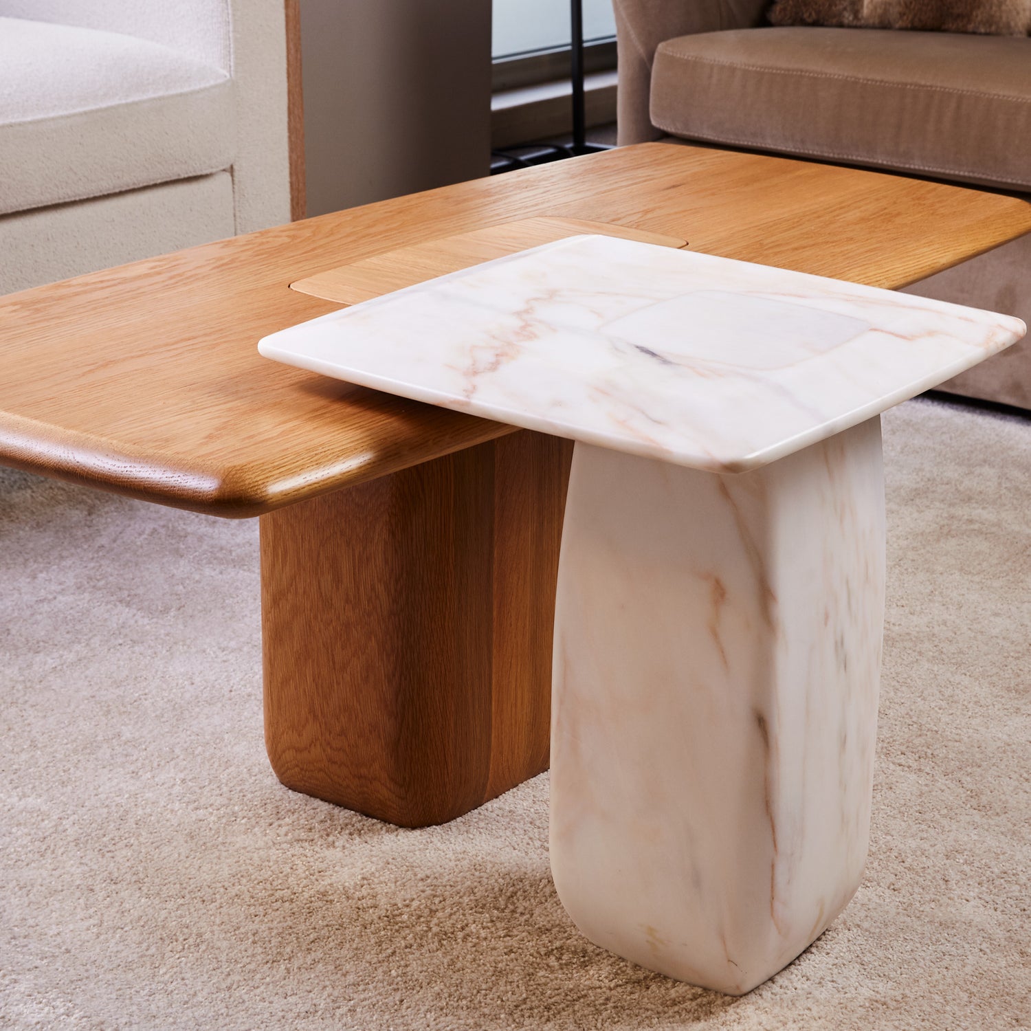 Bossa Marble Side Table