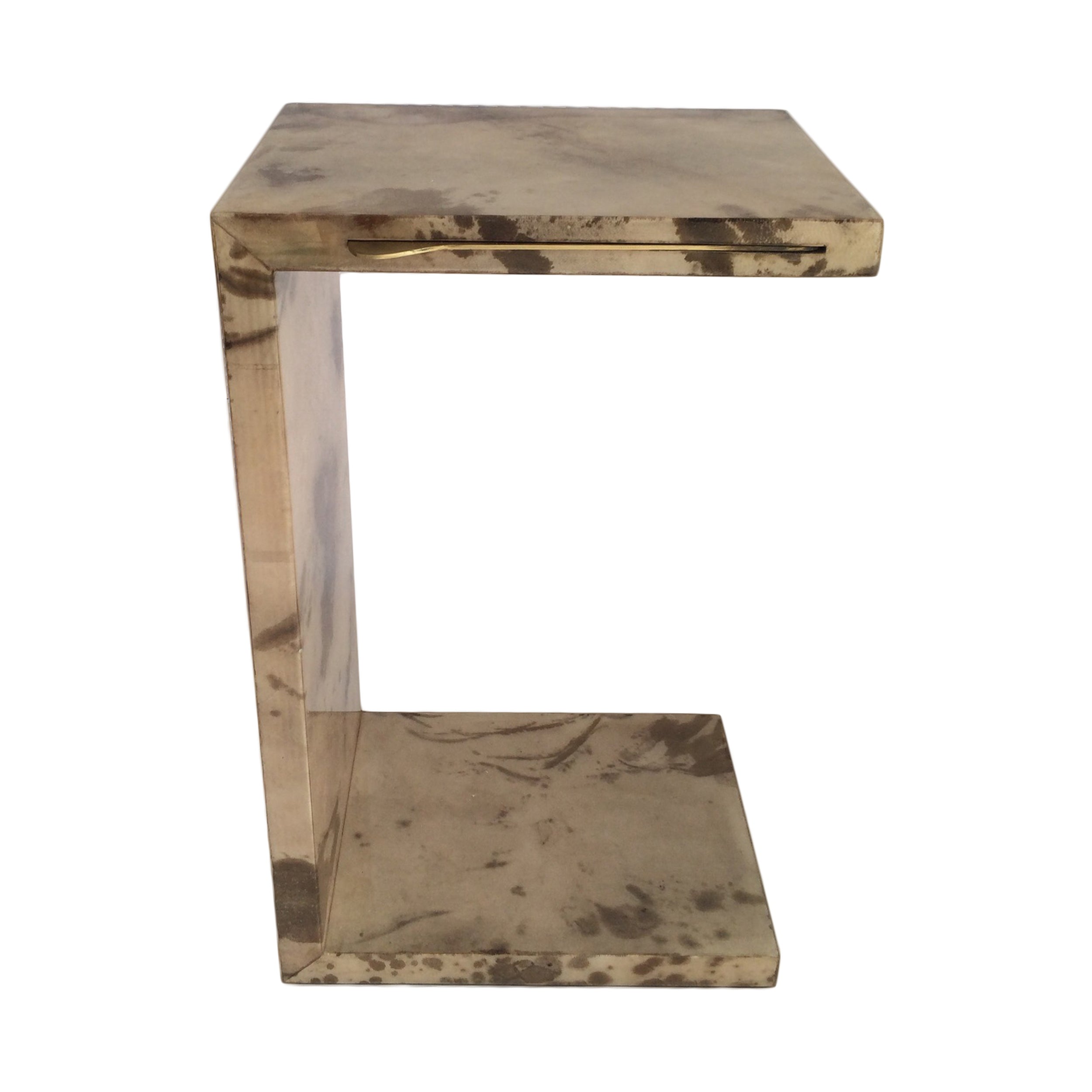 C Parchment Side Table