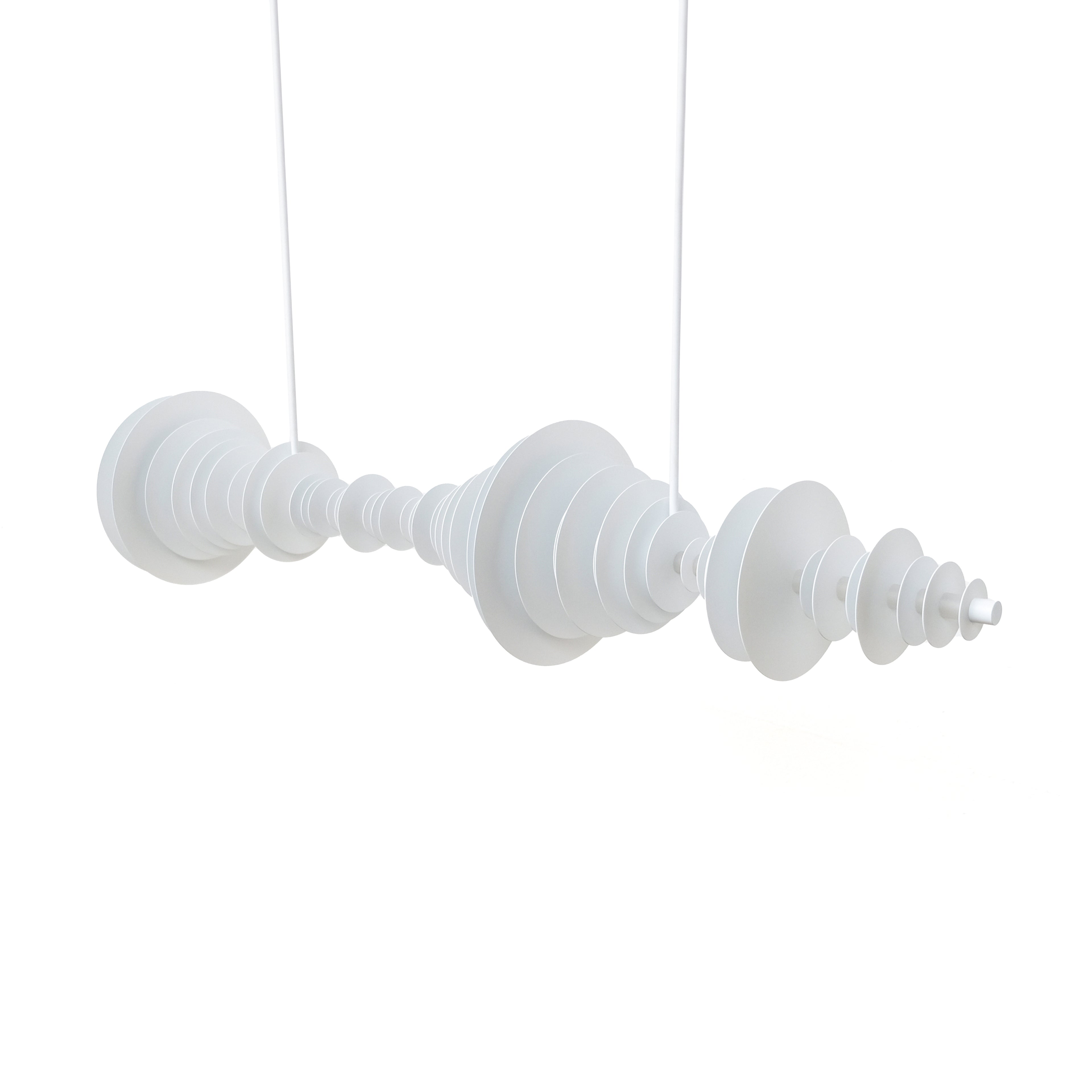 Gravity Ripples Metal Chandelier
