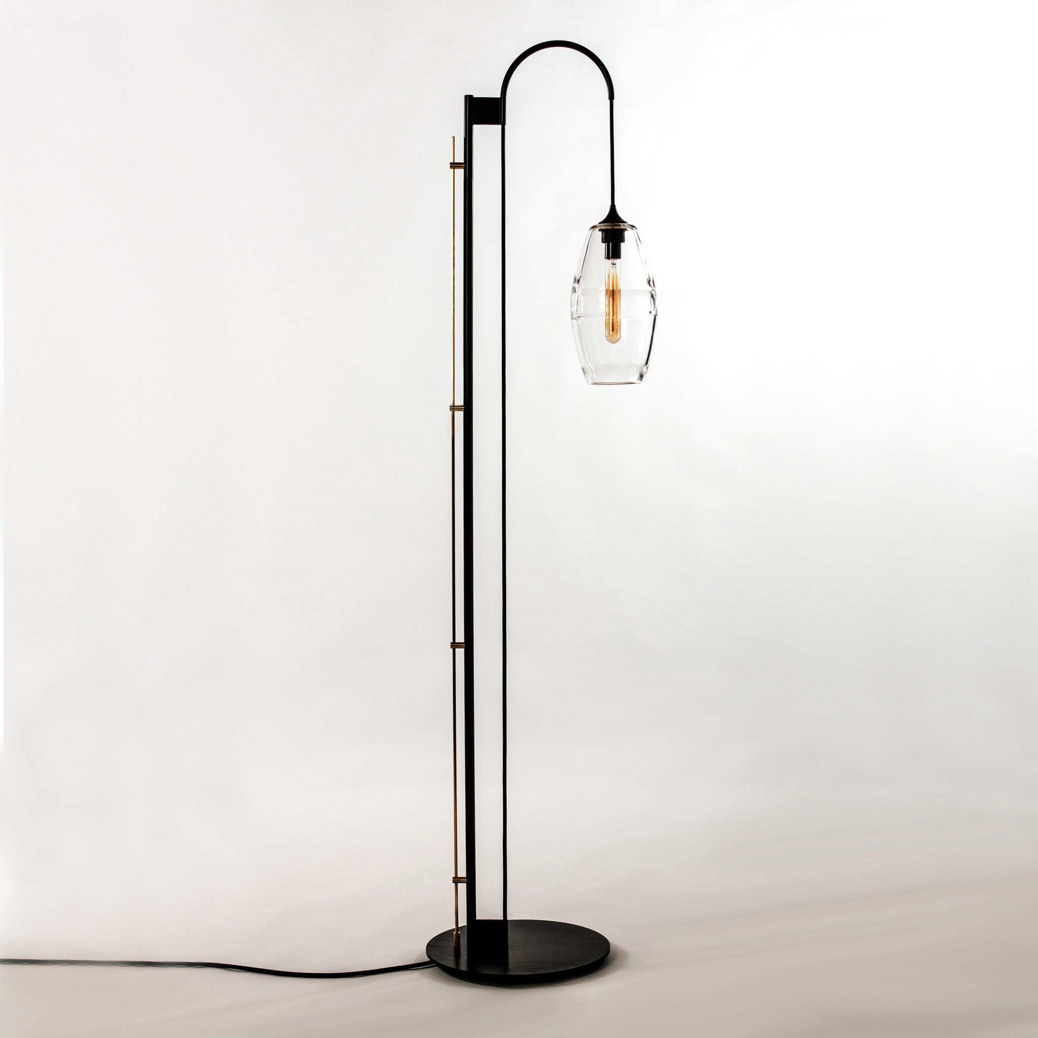 Clear Band Floor Lamp