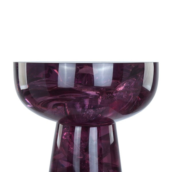 Ice Resin Clove Table (Purple Amethyst)
