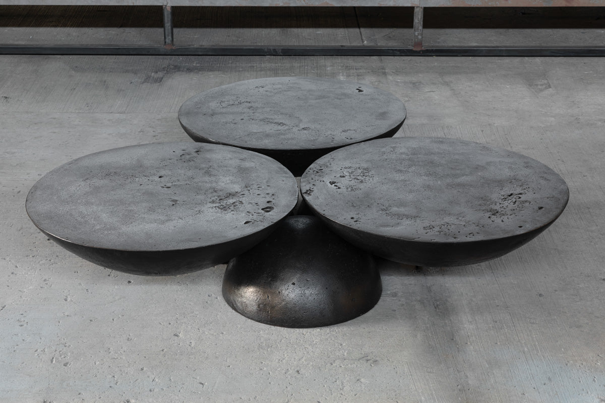 Copal Coffee Table in Patinated Bronze