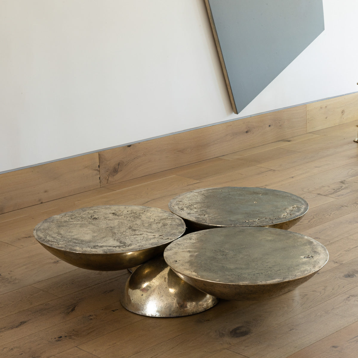 Copal Coffee Table Polished Bronze