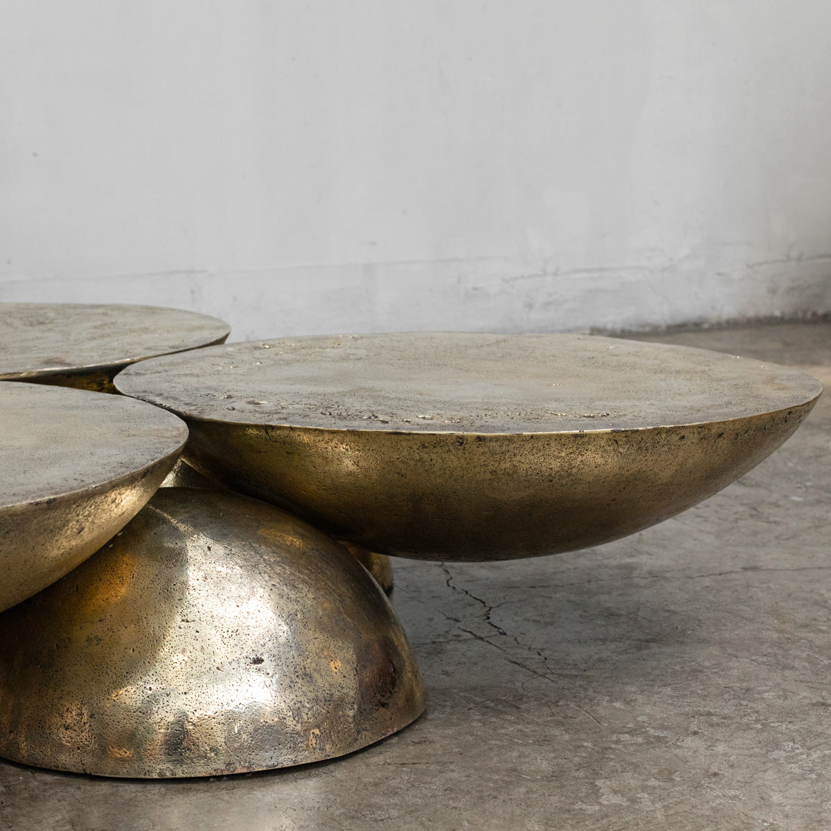 Copal Coffee Table Polished Bronze