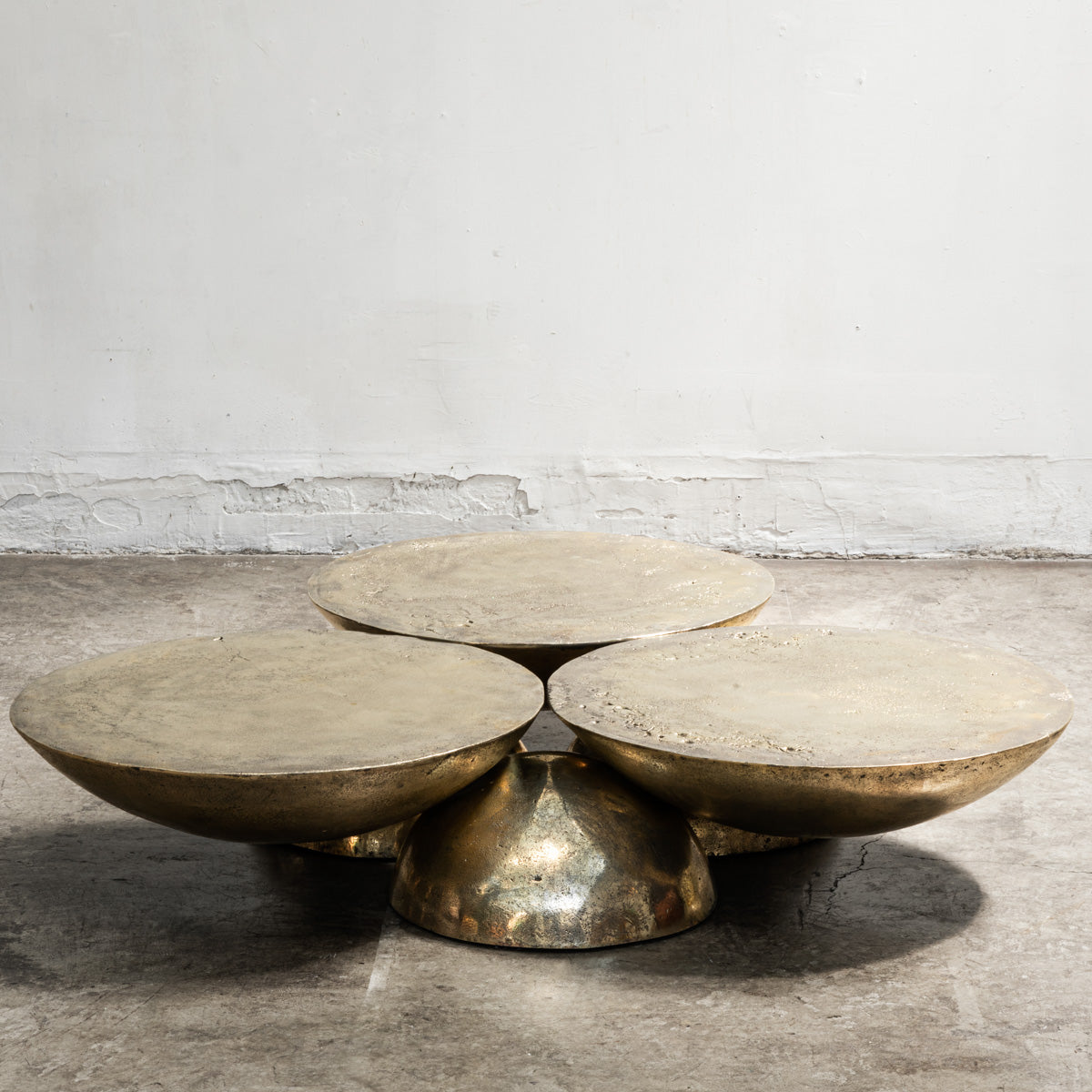 Copal Coffee Table Polished Bronze