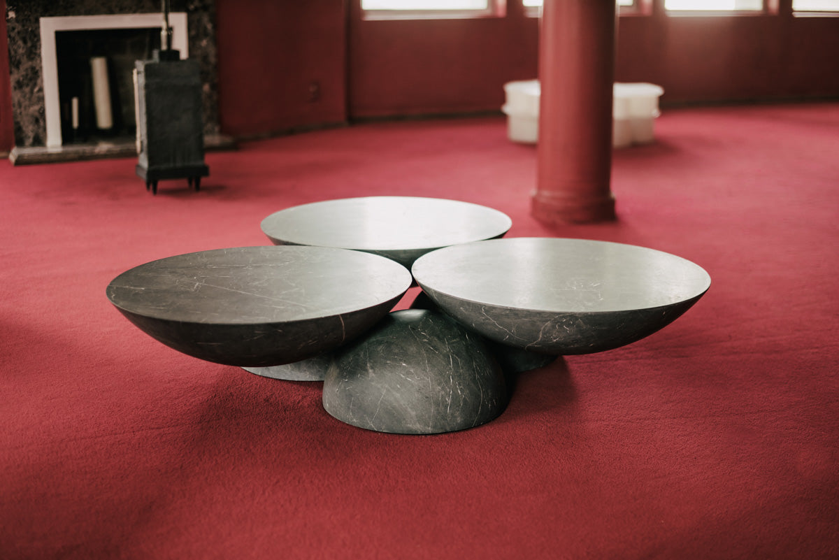 Copal Coffee Table in Green Tikal Marble