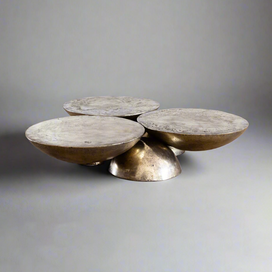 Copal Coffee Table Polished Bronze