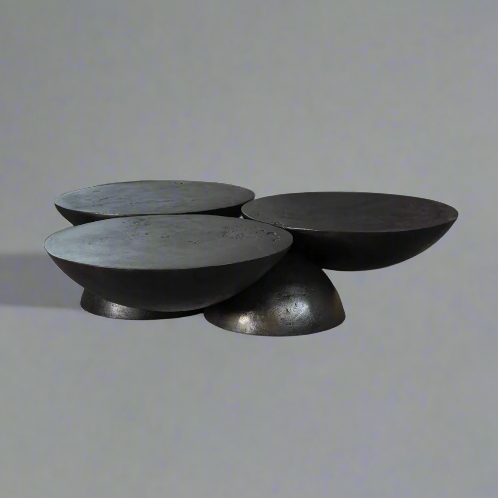 Copal Coffee Table in Patinated Bronze