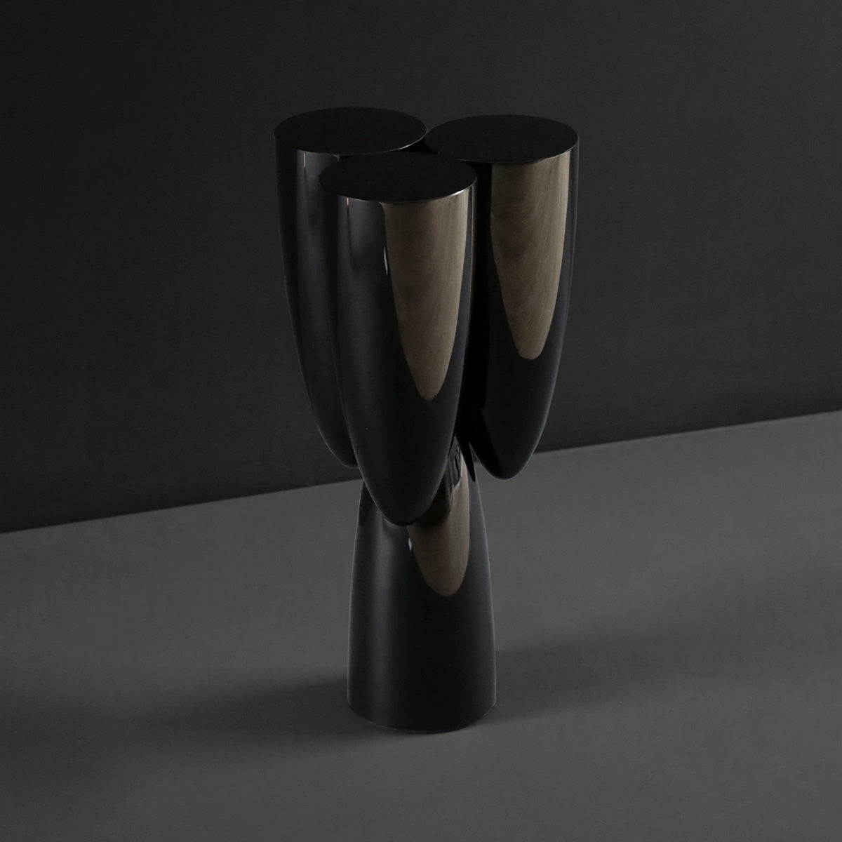 Copal Side Table in Obsidian