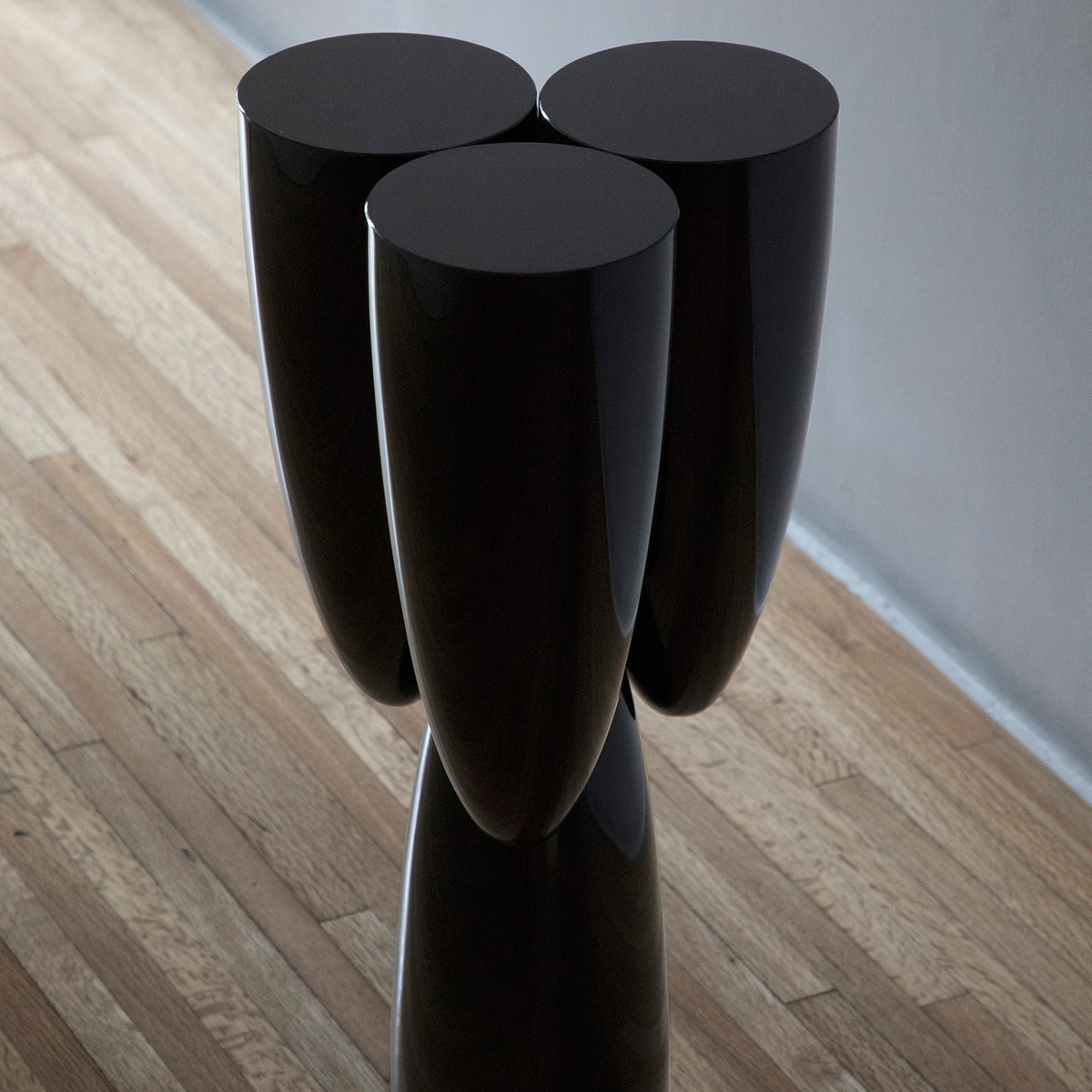 Copal Side Table in Obsidian