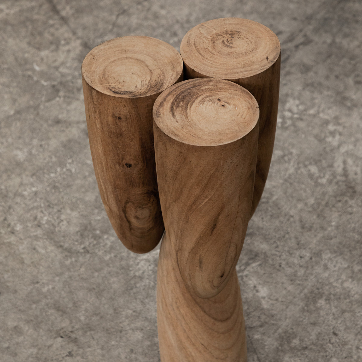 Copal Side Table in Parota Wood