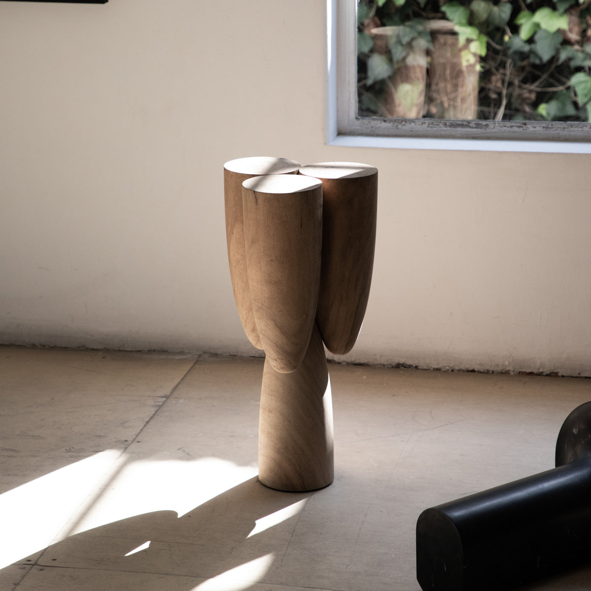 Copal Side Table in Parota Wood