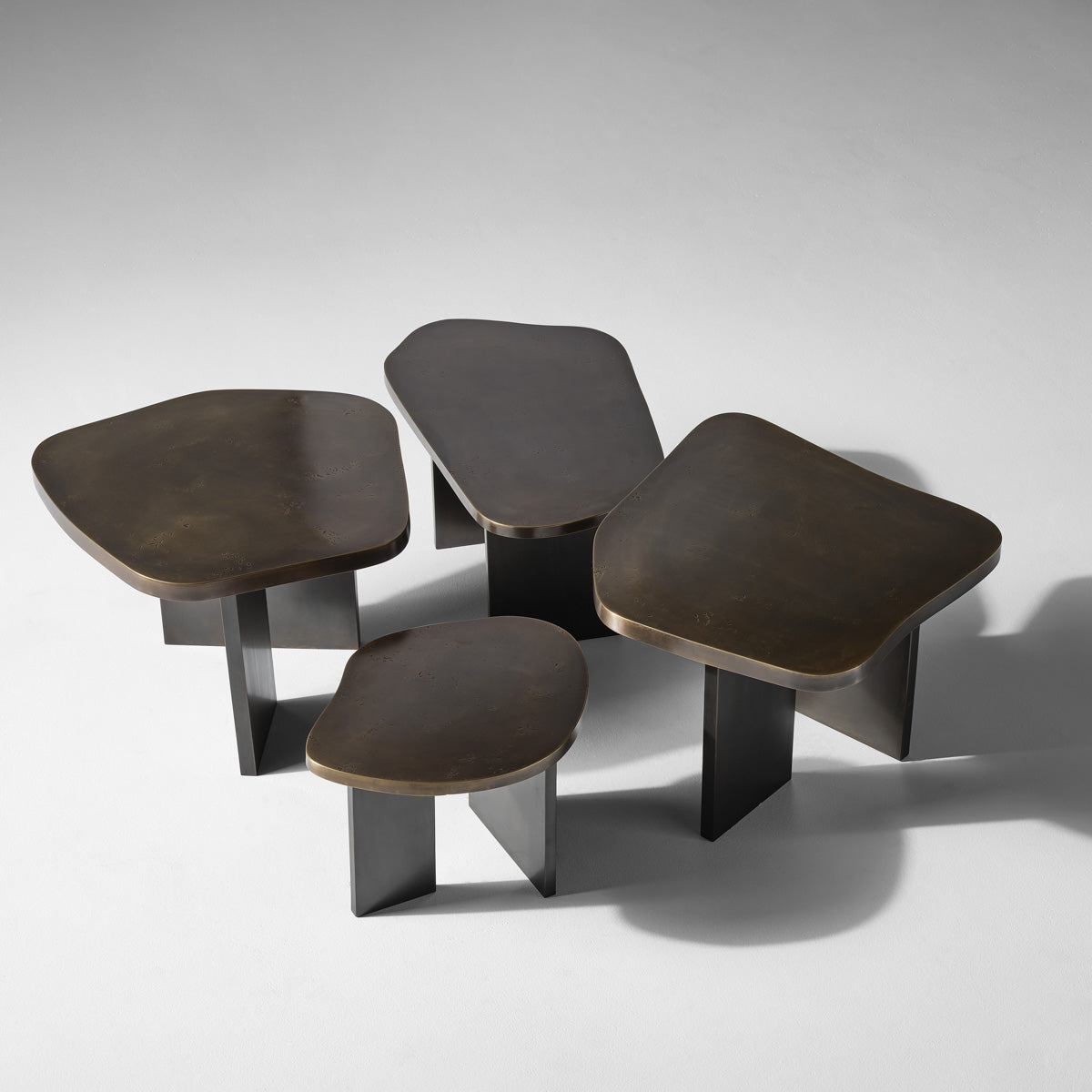 Nesting Dark Patina Coffee Tables