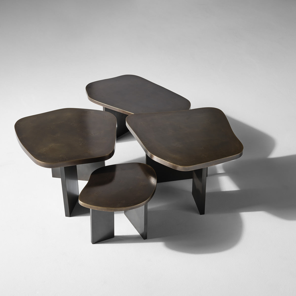 Nesting Dark Patina Coffee Tables