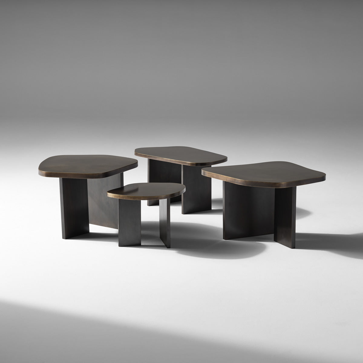 Nesting Dark Patina Coffee Tables