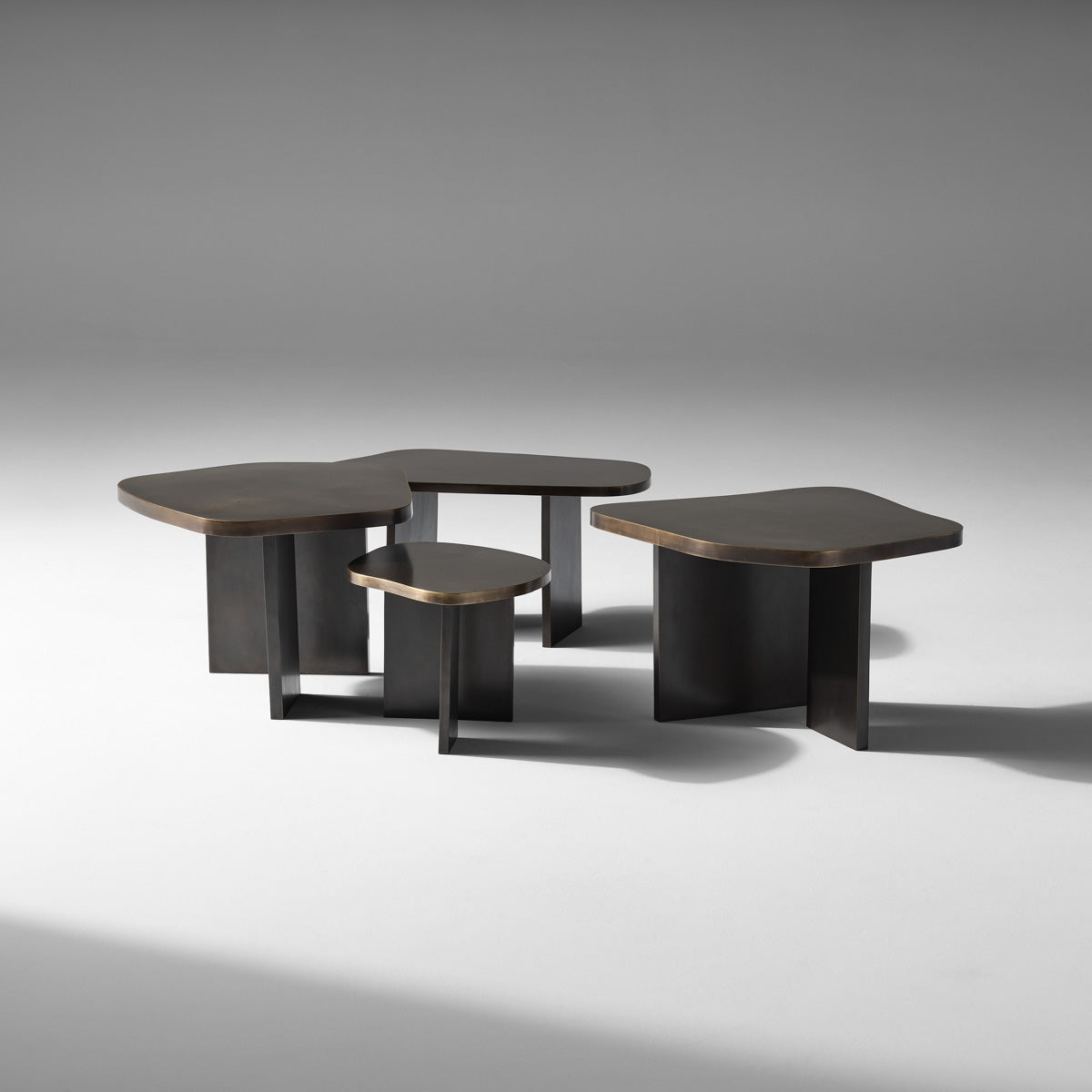 Nesting Dark Patina Coffee Tables