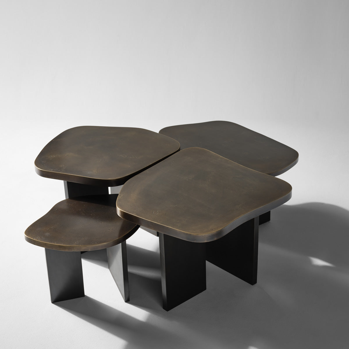 Nesting Dark Patina Coffee Tables