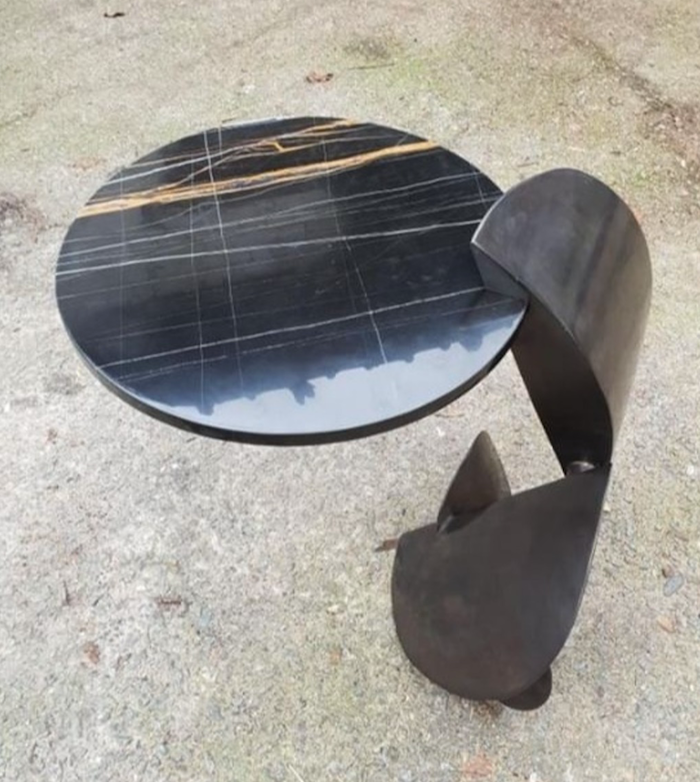 Dina Sculptural Side Table