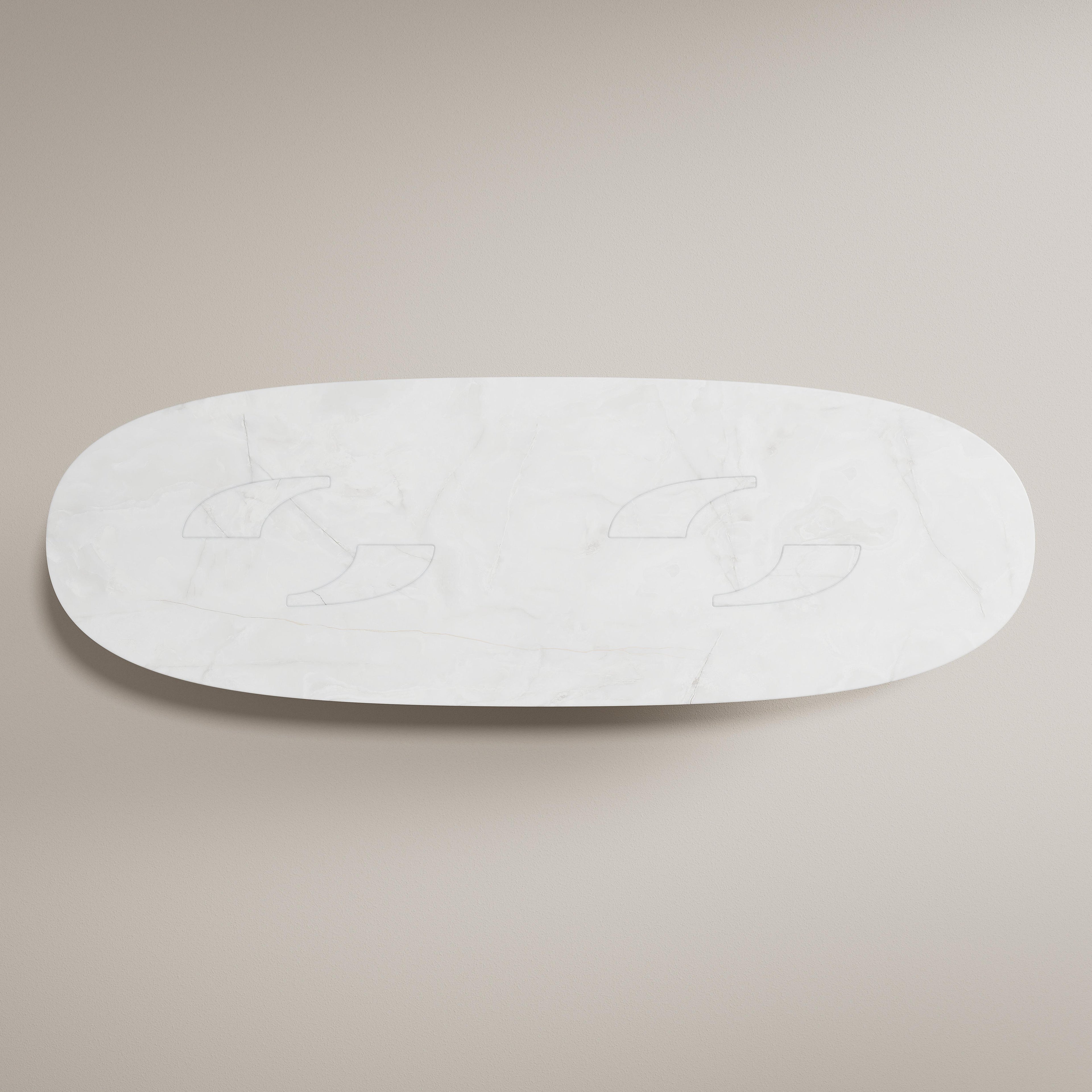 Eternel Sans Temps Dining Table Xlong - White Onyx