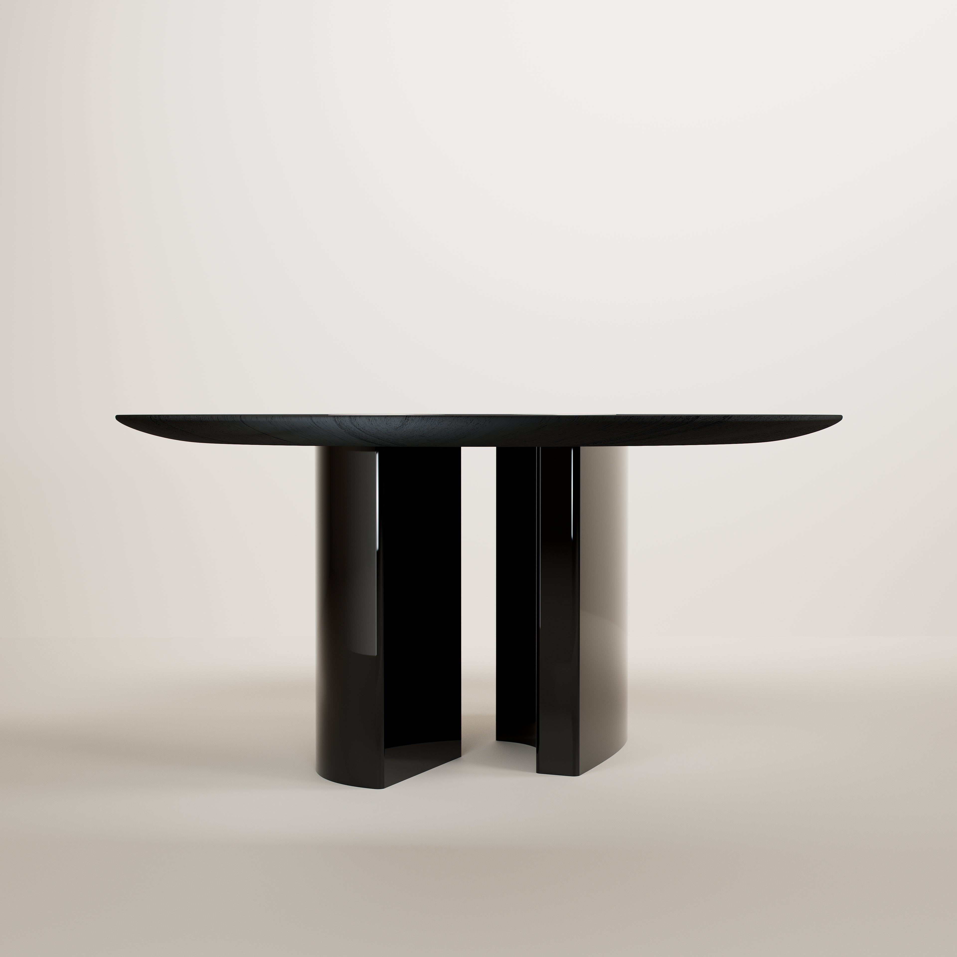 Eternel Sans Temps Dining Table Round - Black Edition