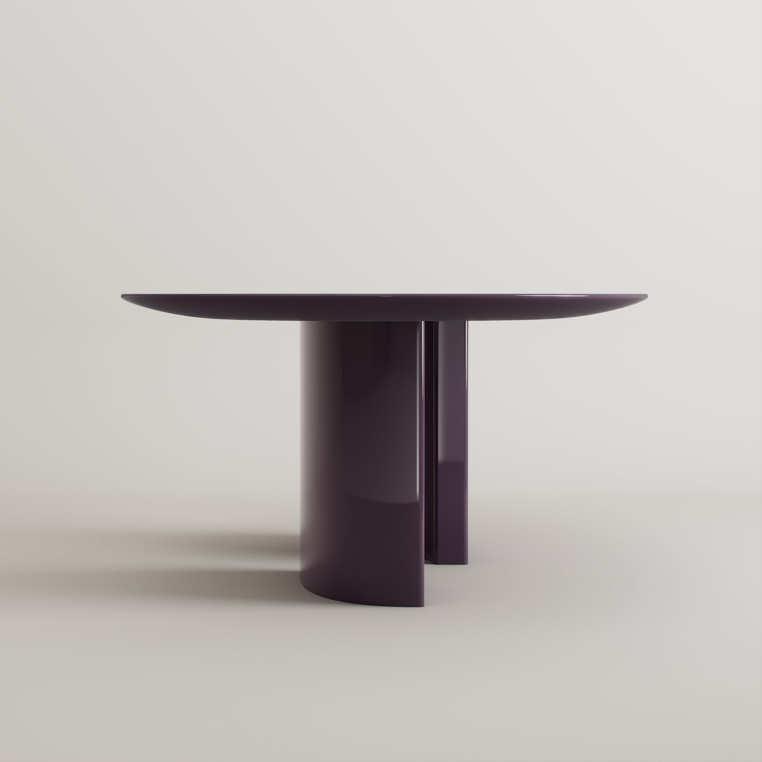 Eternel Sans Temps Dining Table Oval - Piano Lacquer Provence
