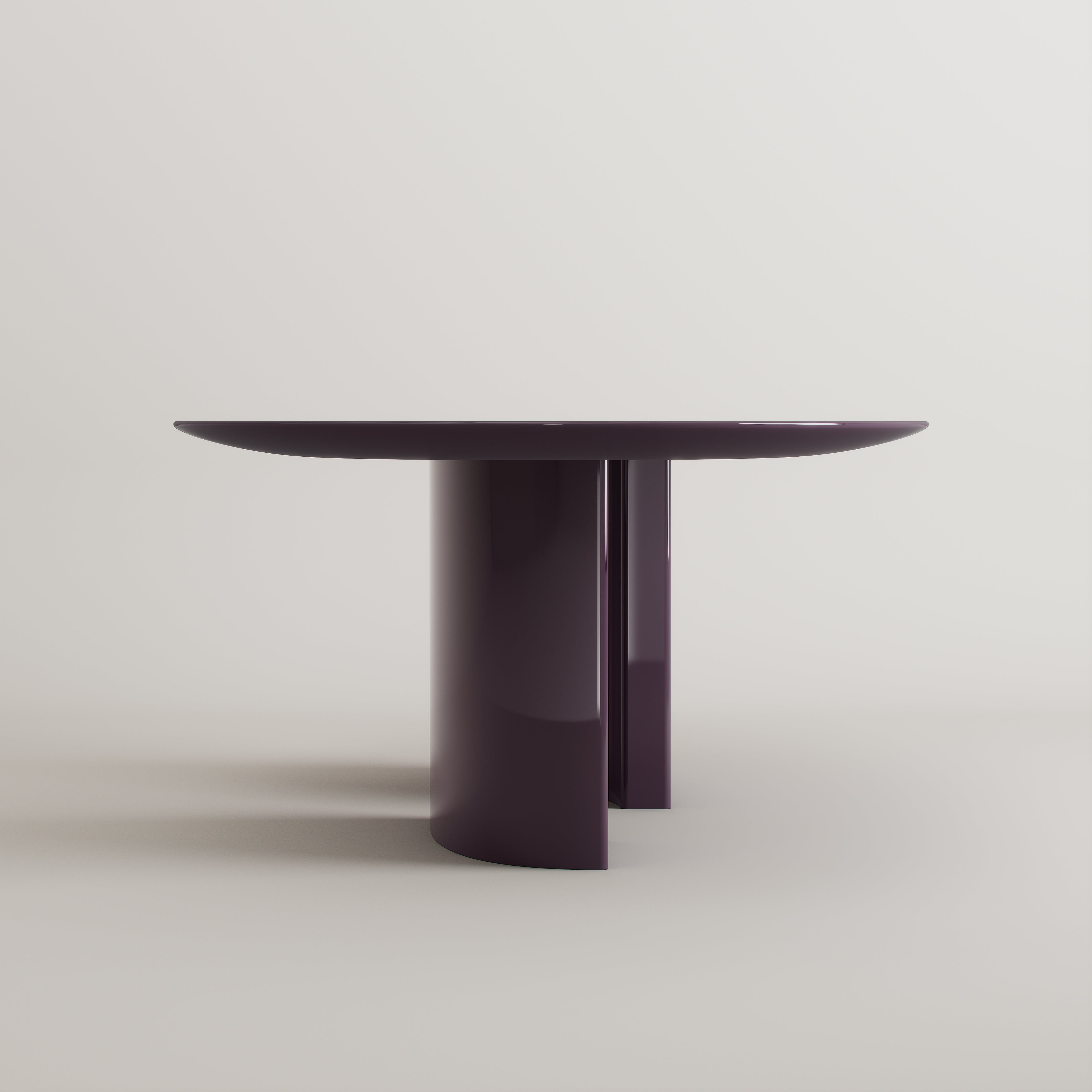 Eternel Sans Temps Dining Table Oval - Piano Lacquer Provence