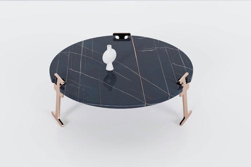 Galway Coffee Table with Stone Top