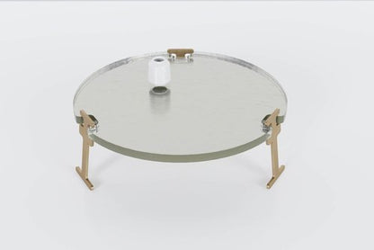 Galway Coffee Table with Glass Top