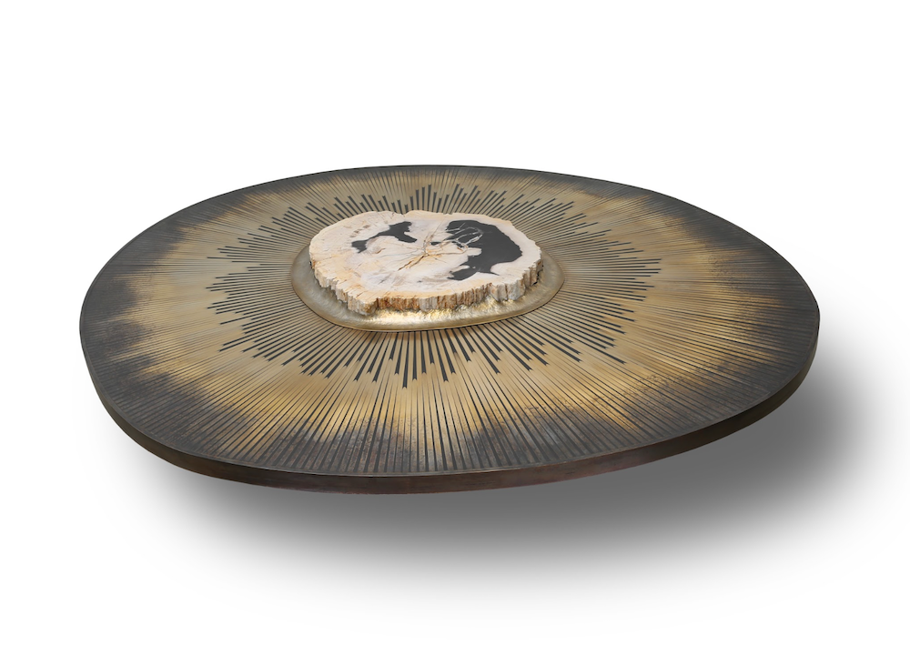 Indo Sunburst Cocktail Table