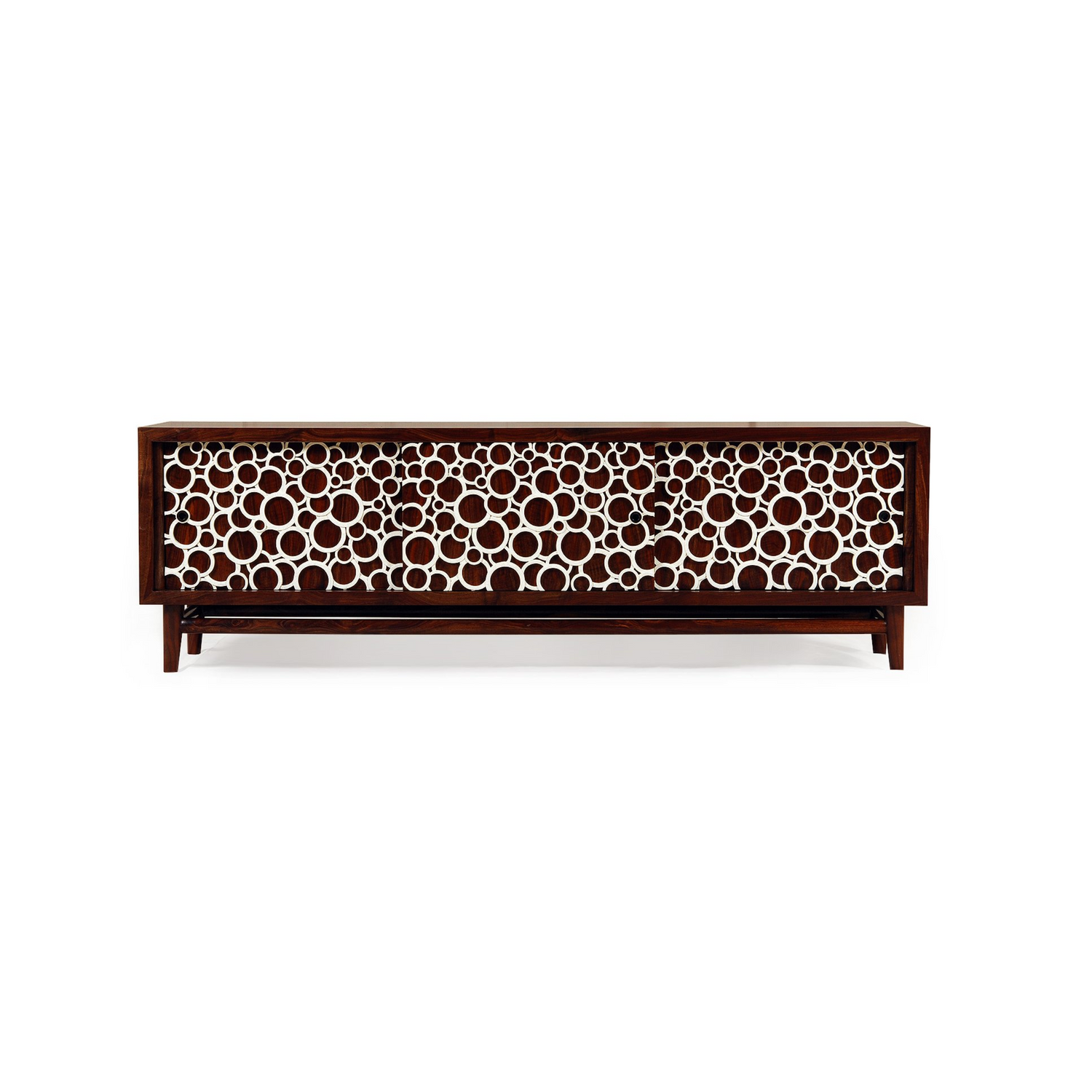 Interlocking Sideboard in Claro Walnut