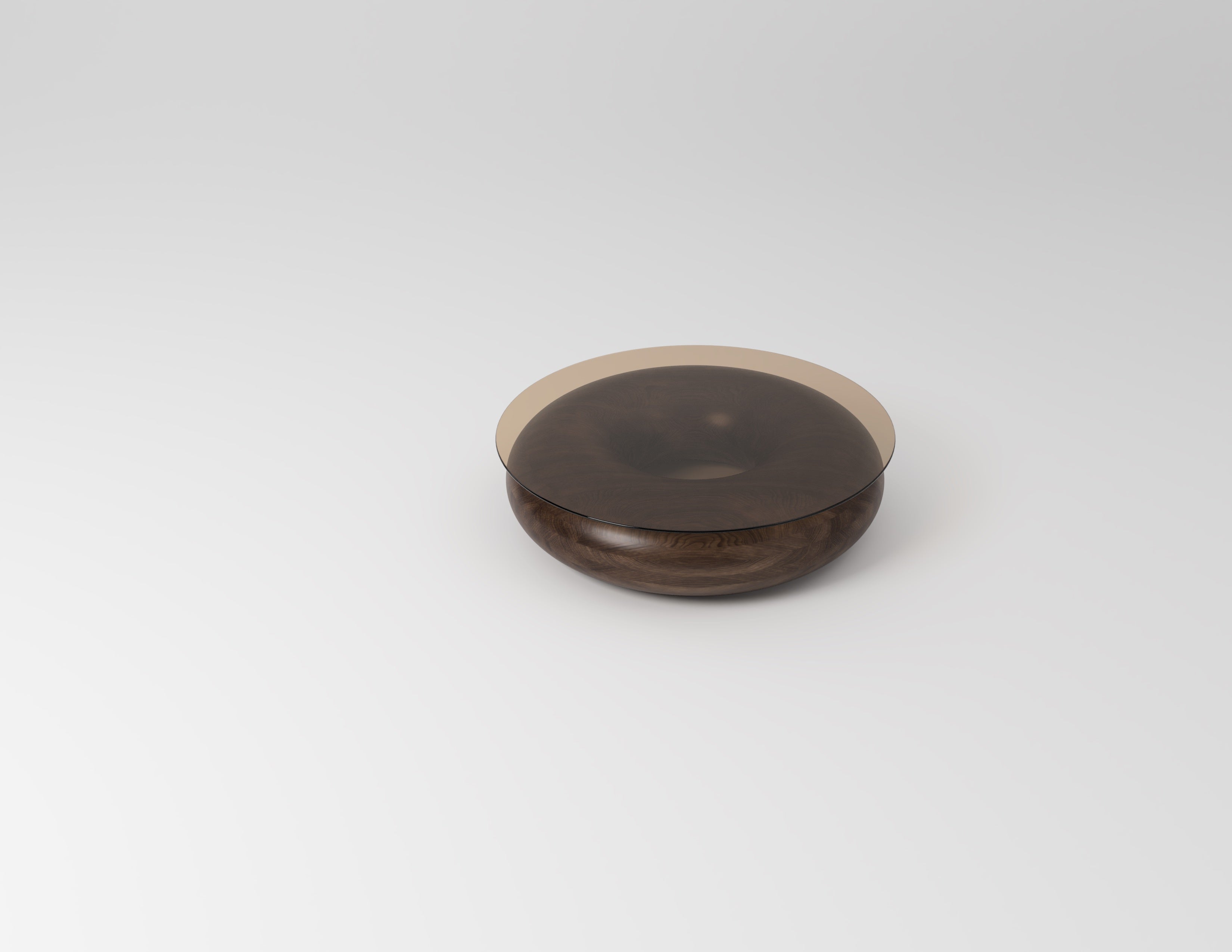Doughnut Walnut Coffee Table