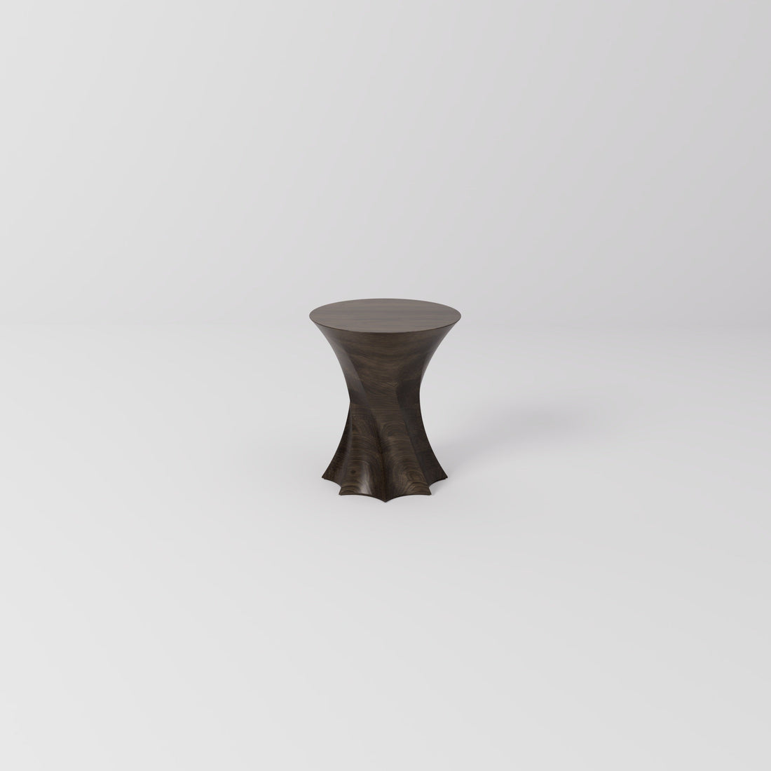Torque Walnut Side Table