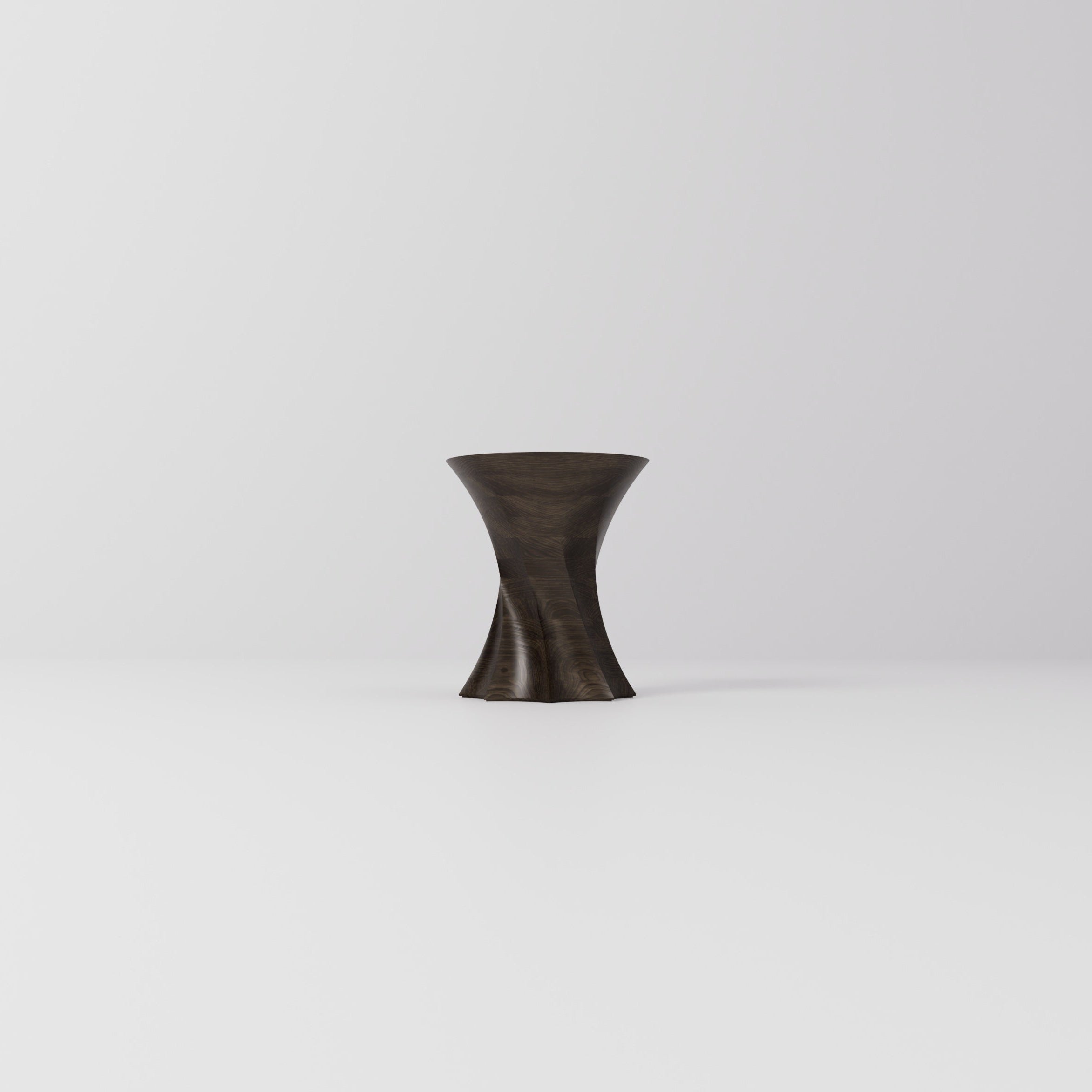 Torque Walnut Side Table