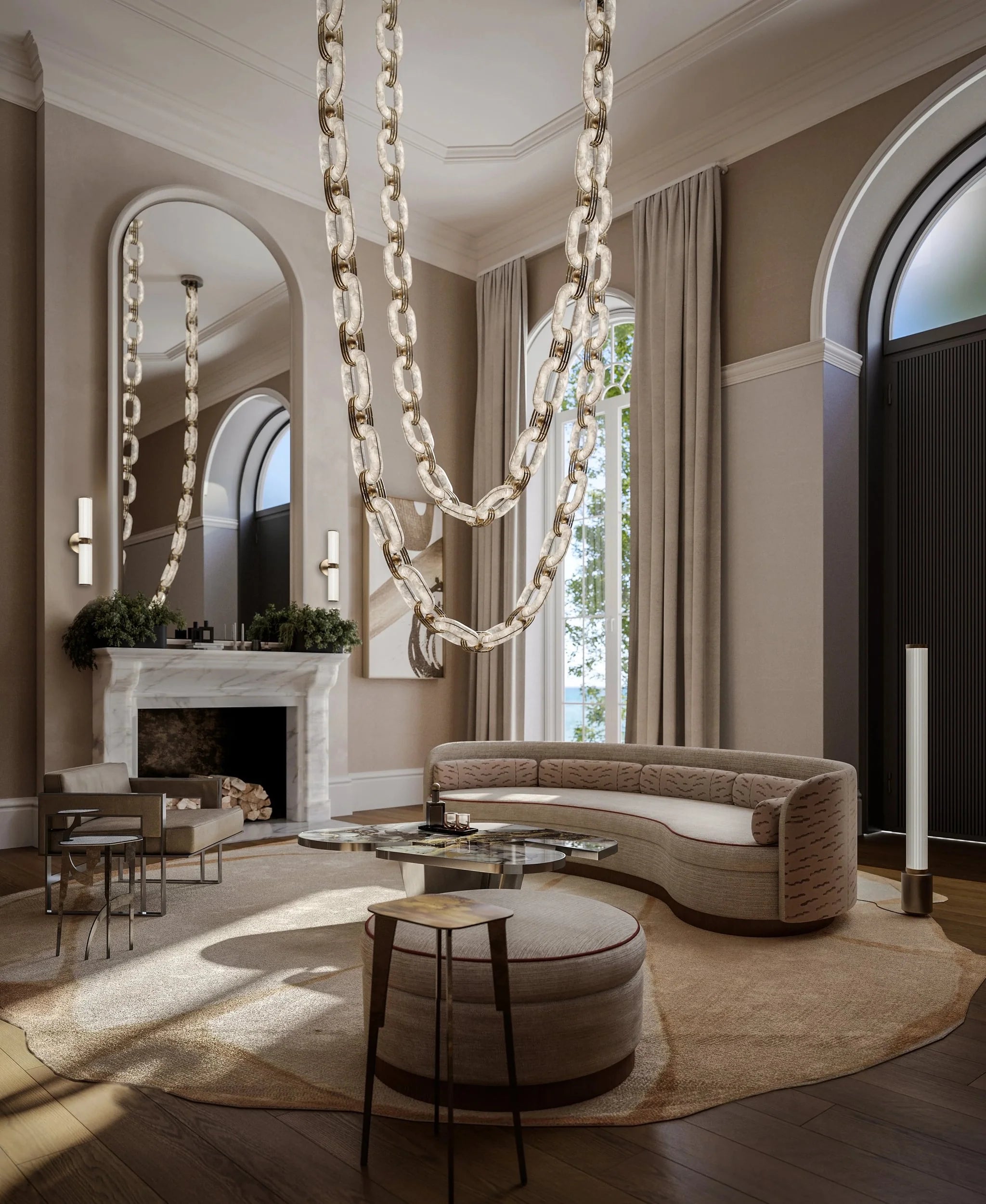 Koru Chandelier