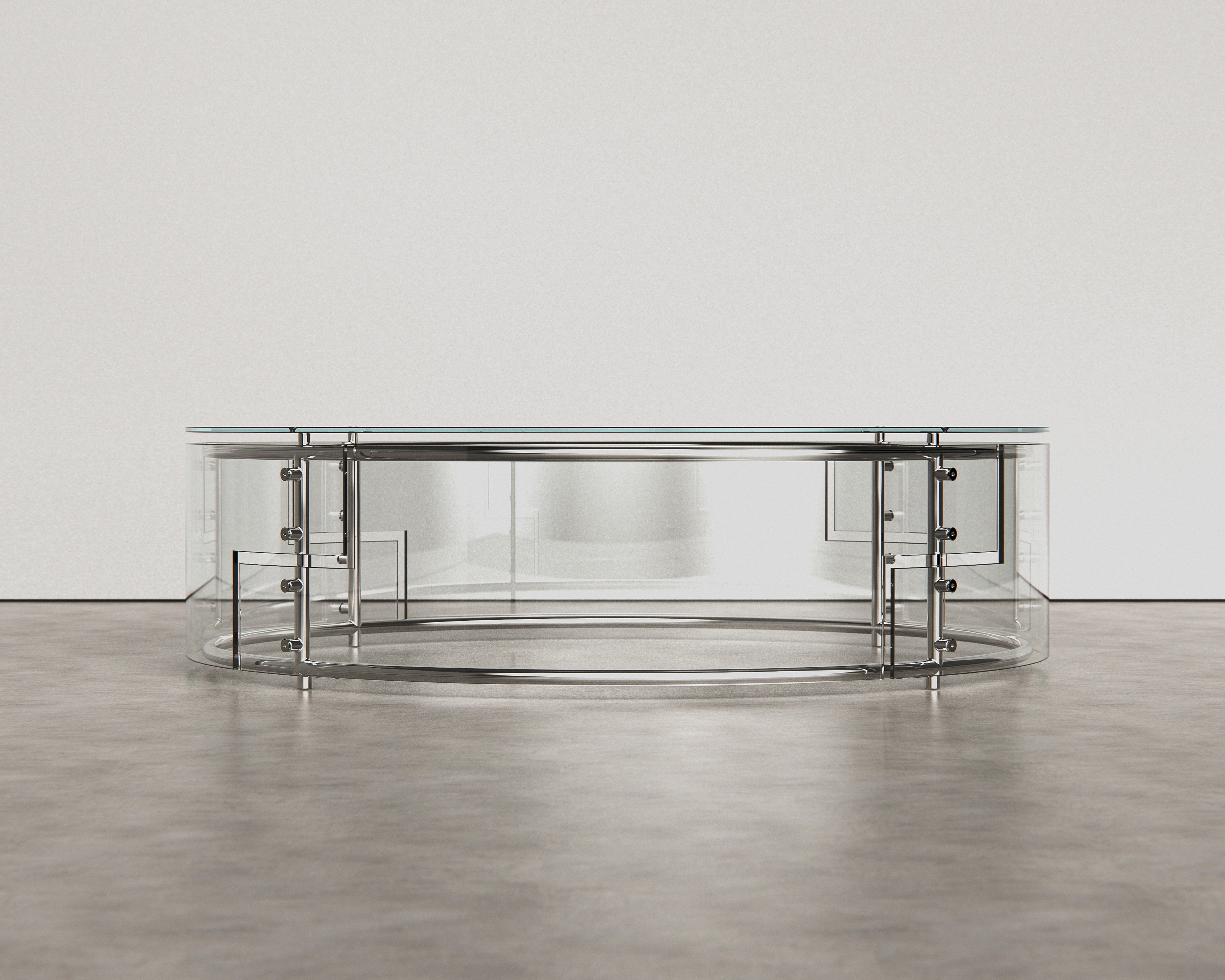 Looking Glass Coffee Table Round