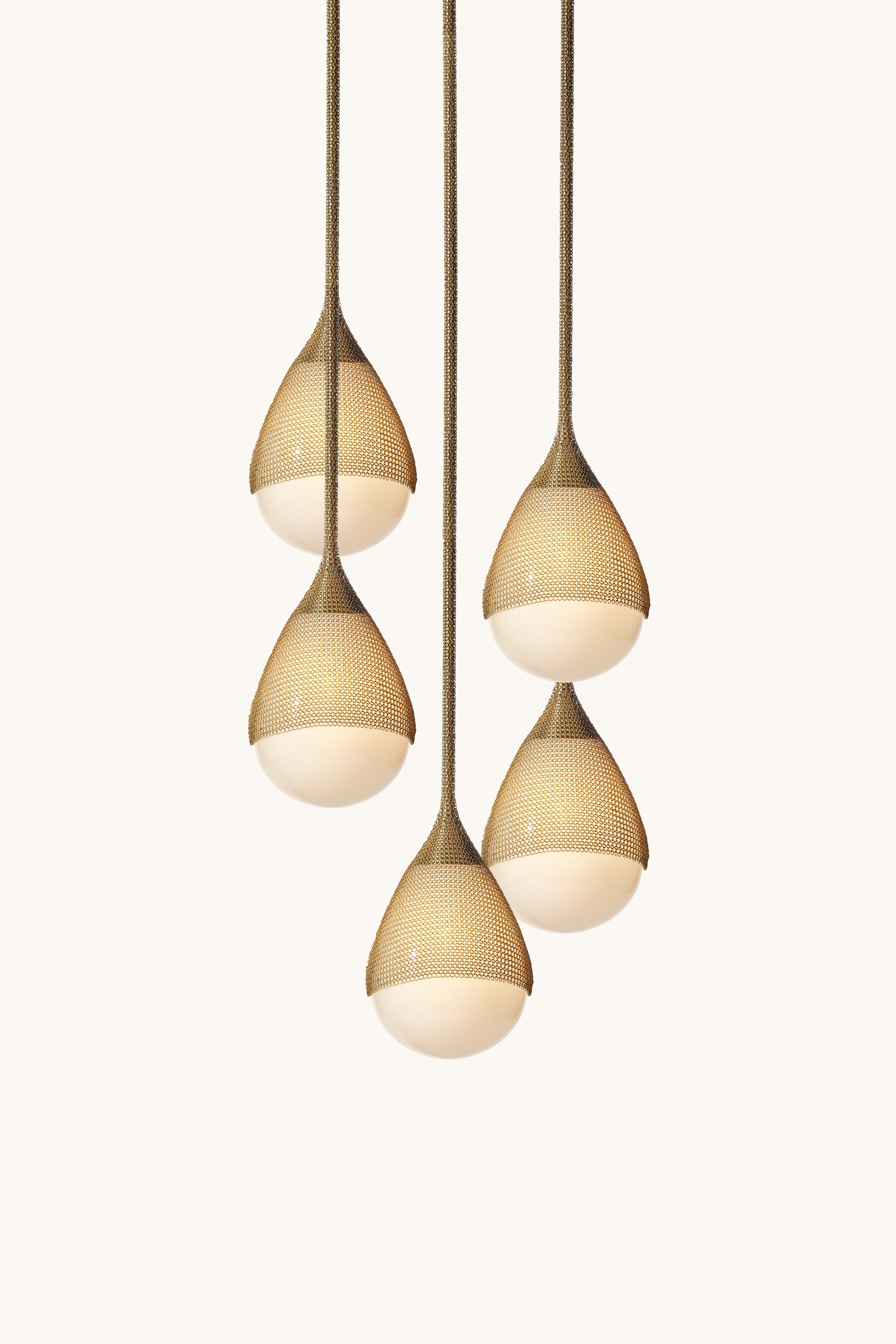 Armor Pendant 5 Cluster Large