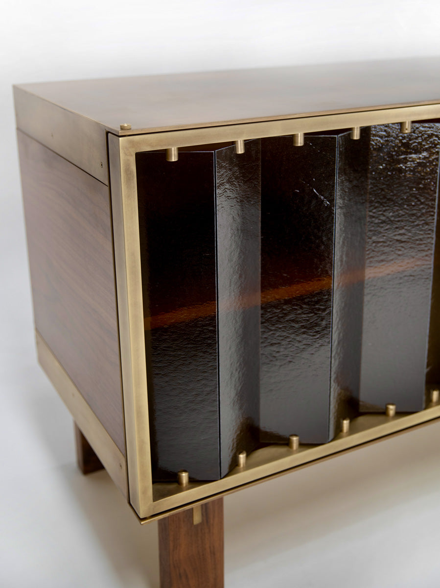 Louver Cabinet Glass
