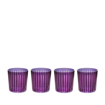 Prism Double Old Fashioned Glasses Purple