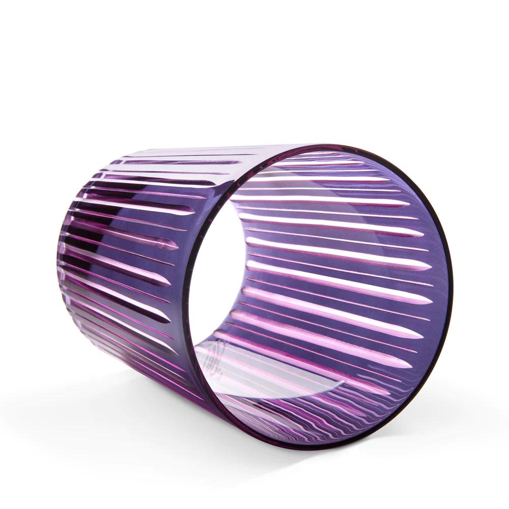 Prism Highball Glasses Purple
