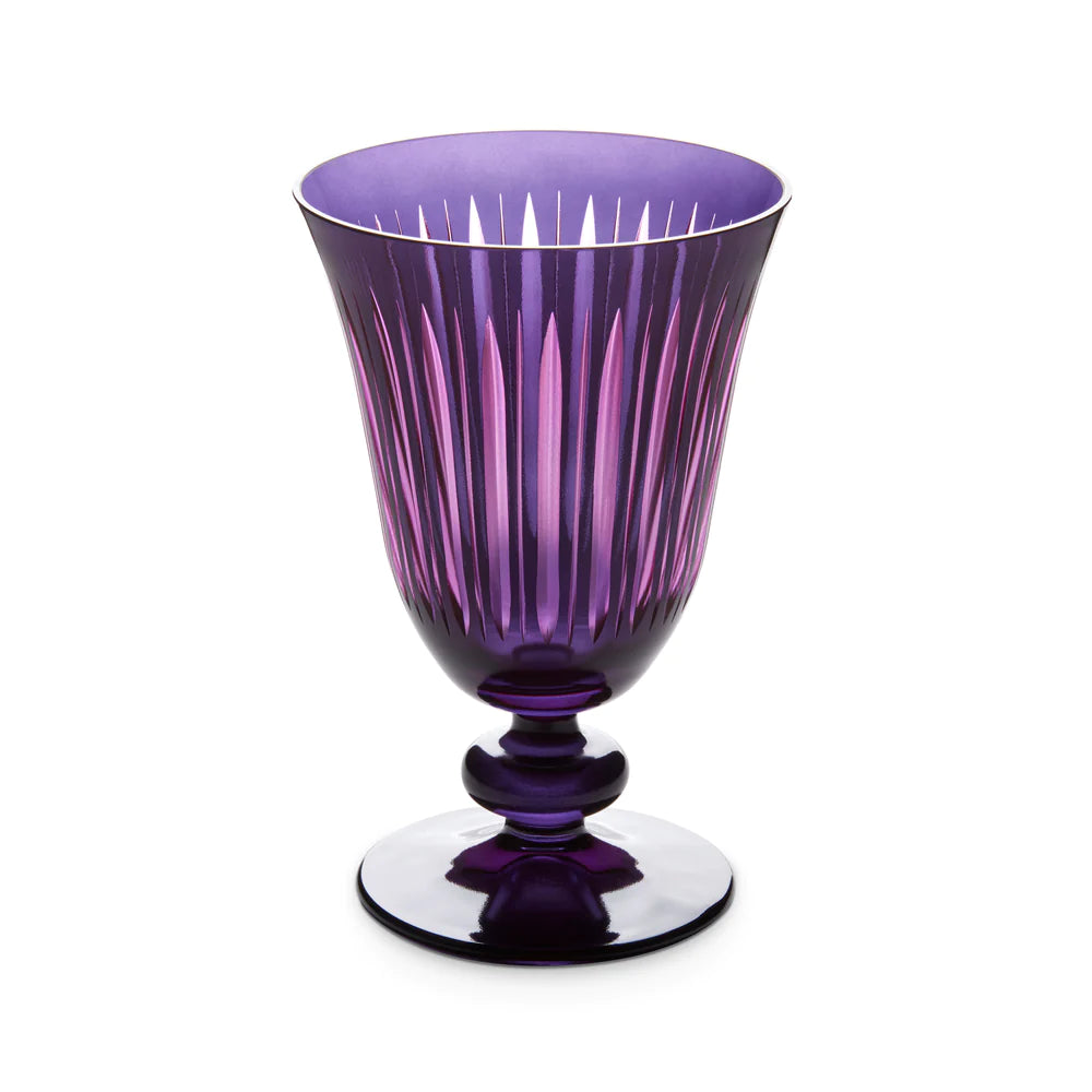 Prism Wine Glasses Purple