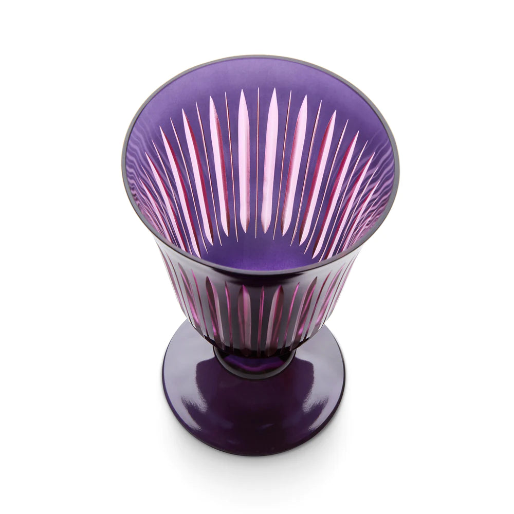 Prism Wine Glasses Purple